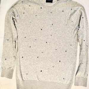 Scotch & Soda Light Gray Crewneck T-Shirt Size M